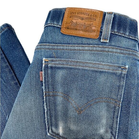 Vintage Levis Mens Jeans 36x29 Denim Casual Classic Straight Leg High Rise Blue - Picture 6 of 11